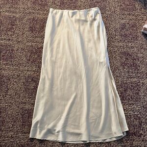 Abercrombie & Fitch Cream Midi Skirt